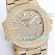 Swiss Grade Replica Patek Philippe Nautilus Jumbo Iced Out Gold Full Diamond Watch (3)_th.jpg